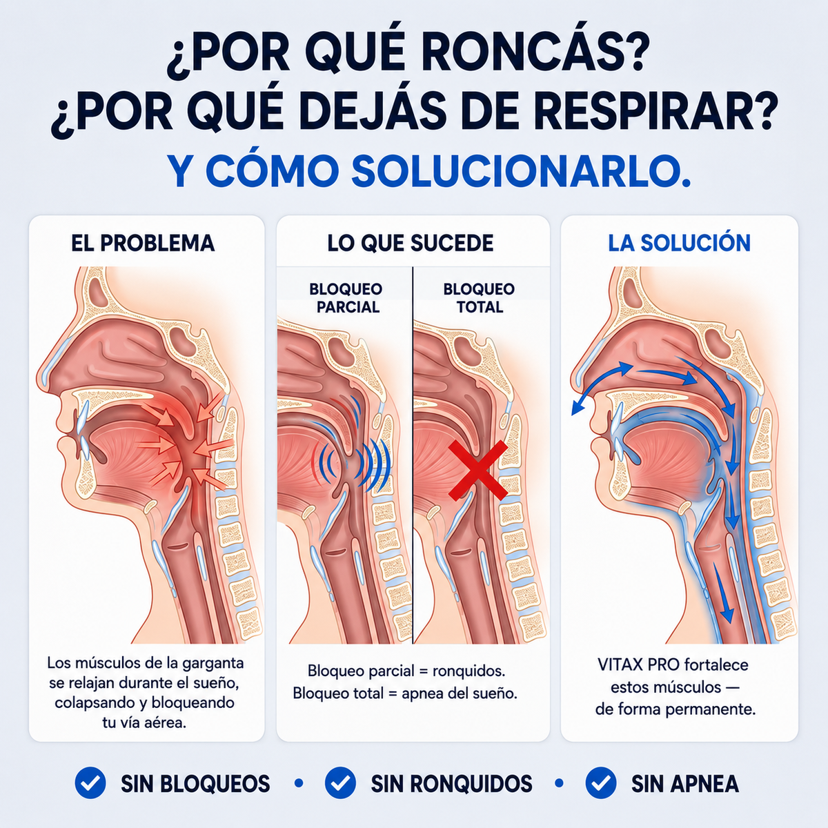 VITAX Pro™ — Elimina tu apnea de sueño y tus ronquidos